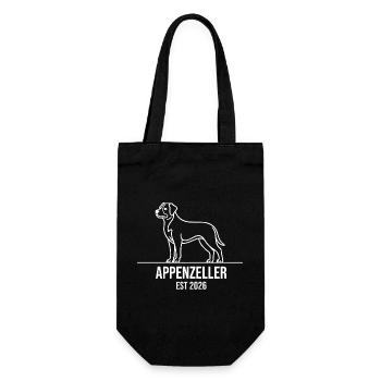 Appenzell Line Art 2026 - Gift Bag for Bottles - black - Front
