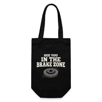 Track Day Brake Dust Hpde Track Car Autocross - Gift Bag for Bottles - black - Front