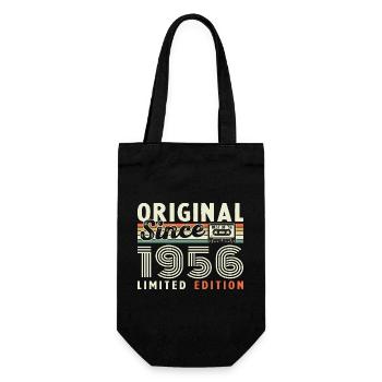 1956 Vintage Rétro Cadeau D'anniversaire - Sac à bouteille - noir - Devant