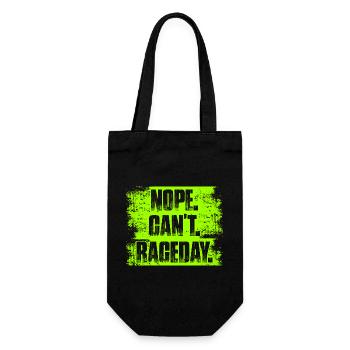 Nope can't raceday Car lover car guy mechanic - Geschenkbeutel für Flaschen - Schwarz - Vorne