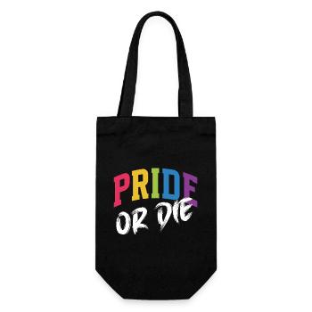 Mois de la Fierté LGBT - Fierté ou Mort - Sac à bouteille - noir - Devant