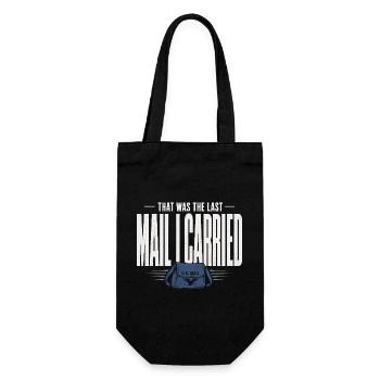 Retired Postman Retired Postman - Gift Bag for Bottles - black - Front