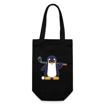Penguin Golf Golf Clubs - Gift Bag for Bottles - black - Front