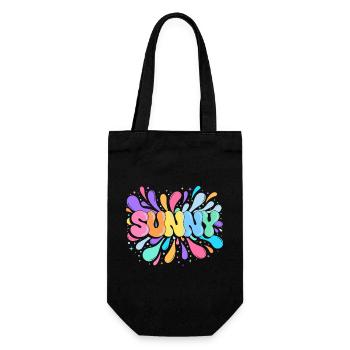 Sunny PopArt Multicolor - Gift Bag for Bottles - black - Front