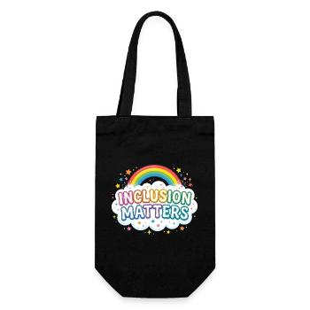 L’inclusion est importante – Éducation spécialisée – Freundli - Sac à bouteille - noir - Devant