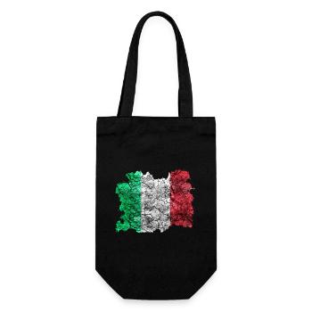 Italy vintage flag - Gift Bag for Bottles - black - Front