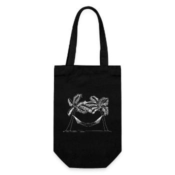 plage - Sac à bouteille - noir - Devant