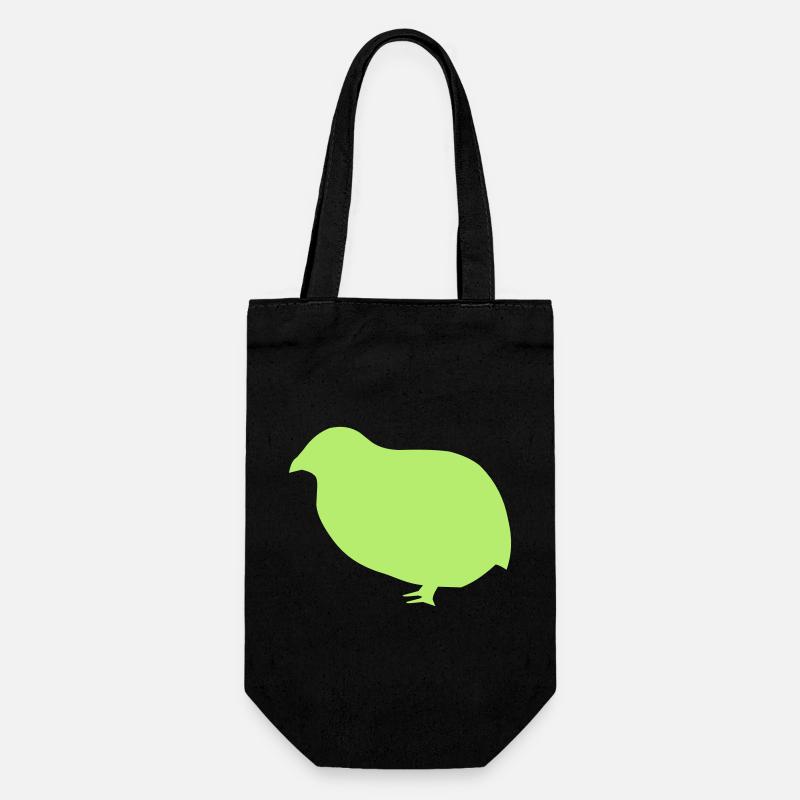 Wachtel - Geschenkbeutel für Flaschen - Schwarz