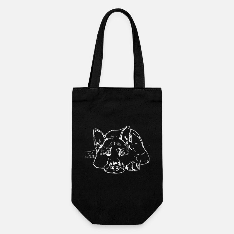 Chien de berger - Sac à bouteille - noir
