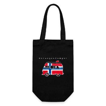 Norwegen Camper - Geschenkbeutel für Flaschen - Schwarz - Vorne