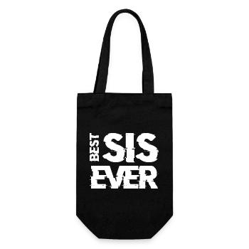 BEST SIS EVER new - Sac à bouteille - noir - Devant
