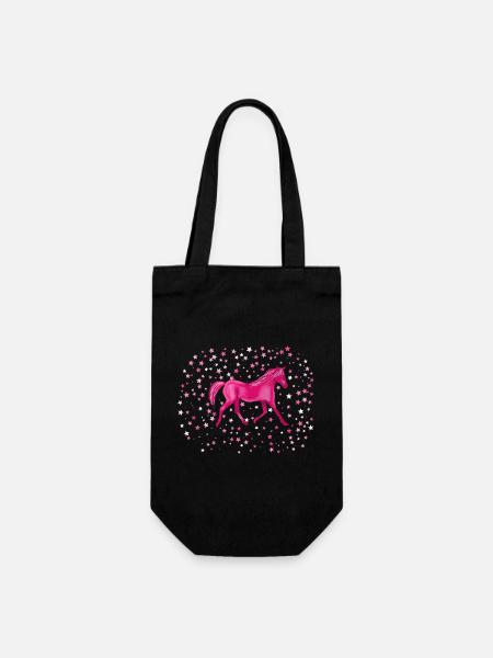 Astres de poney - Sac à bouteille - noir