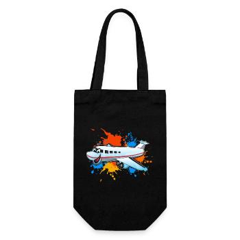 Avion - Sac à bouteille - noir - Devant
