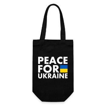 Ukraine - Gift Bag for Bottles - black - Front