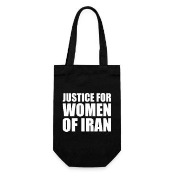 Justice for women of iran - Sac à bouteille - noir - Devant