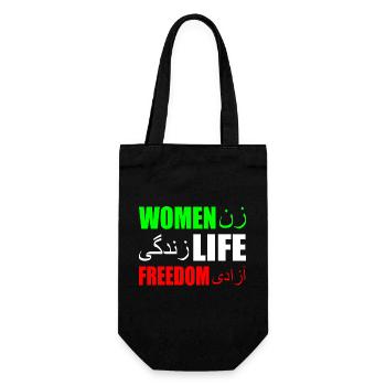 Women life freedom iran - Gift Bag for Bottles - black - Front