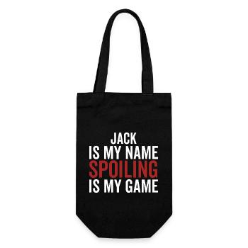 Jack est mon nom Spoiling est mon jeu - Sac à bouteille - noir - Devant
