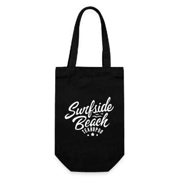 Surfside beach Teahupoo - Sac à bouteille - noir - Devant