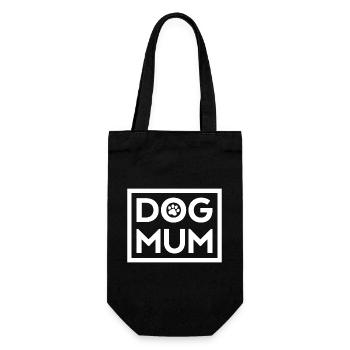 Dog Mum - Gift Bag for Bottles - black - Front