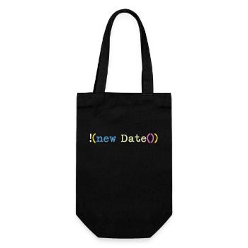 Not today Informatiker Programmierer - Geschenkbeutel für Flaschen - Schwarz - Vorne