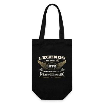 47e anniversaire légende né en 1976 homme de cadeau - Sac à bouteille - noir - Devant