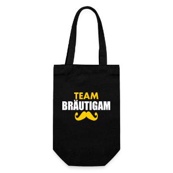 Team bräutigam - Geschenkbeutel für Flaschen - Schwarz - Vorne