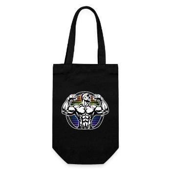 Figurine de puissance dans Rainbow Halos Bodybuilder - Sac à bouteille - noir - Devant