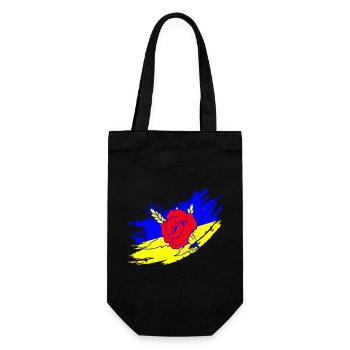 Drapeau ukrainien - Sac à bouteille - noir - Devant