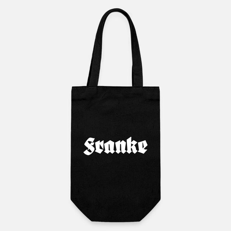 Franke Franken - Geschenkbeutel für Flaschen - Schwarz