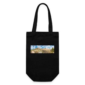 The Wall of Oštrica (Bedem Grebastica) Croatia - Gift Bag for Bottles - black - Front