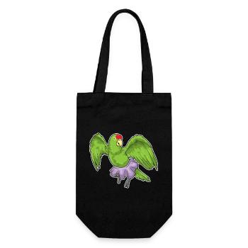 Parrot Ballerina Ballet Dance - Gift Bag for Bottles - black - Front