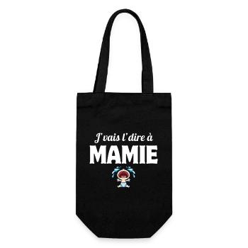 j'vais l'dire, enfant, super mamie - Sac à bouteille - noir - Devant