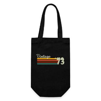 vintage 1973 cadeau humour anniversaire 50 ans - Sac à bouteille - noir - Devant