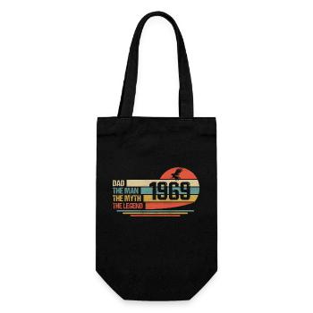 Meilleur Papa Du Monde Depuis 1969 Fête Des Pères - Sac à bouteille - noir - Devant