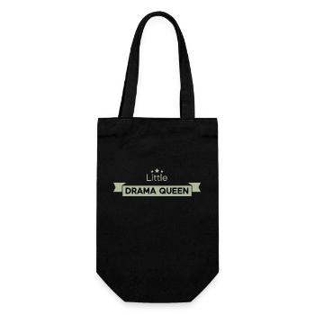 Little Drama Queen - Geschenkbeutel für Flaschen - Schwarz - Vorne