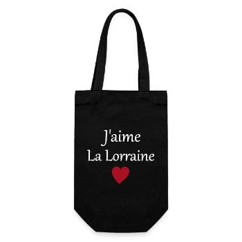 J'aime La Lorraine - Sac à bouteille - noir - Devant