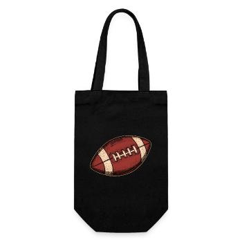 Football américain Peau de porc Sport États-Unis - Sac à bouteille - noir - Devant