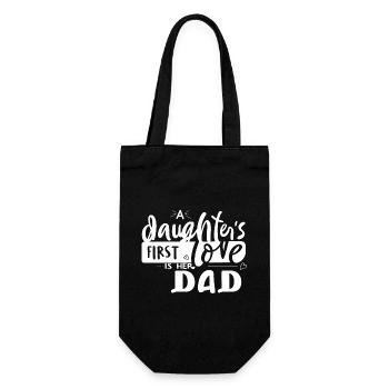 le premier amour d'un pâteux est la fête des pères de son père - Sac à bouteille - noir - Devant