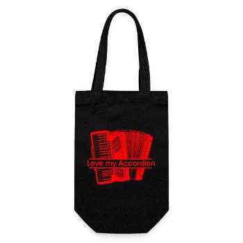 J’adore mon accordéon - Sac à bouteille - noir - Devant