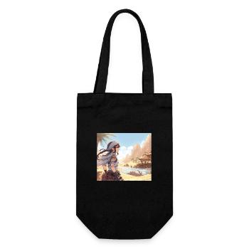 Manga Fille du désert - Sac à bouteille - noir - Devant