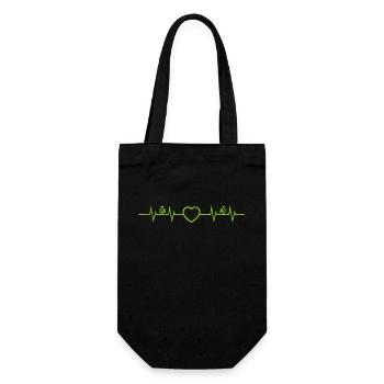 Microgreens Gärtner Landwirt Gärtner Microgreen - Geschenkbeutel für Flaschen - Schwarz - Vorne