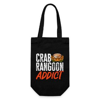 Krabben Rangoon Crab Rangoon - Gift Bag for Bottles - black - Front