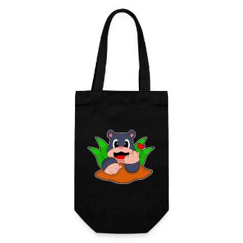 Funny Mole - Gift Bag for Bottles - black - Front