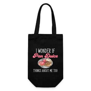 Concha Hispanic Mexikanisch Pan Dulce - Geschenkbeutel für Flaschen - Schwarz - Vorne