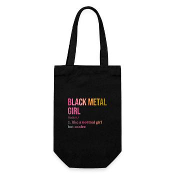 Black Metal - Geschenkbeutel für Flaschen - Schwarz - Vorne