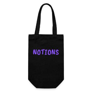 NOTIONS - Gift Bag for Bottles - black - Front