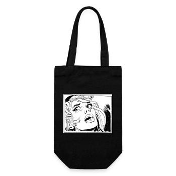 34 Girl - Gift Bag for Bottles - black - Front