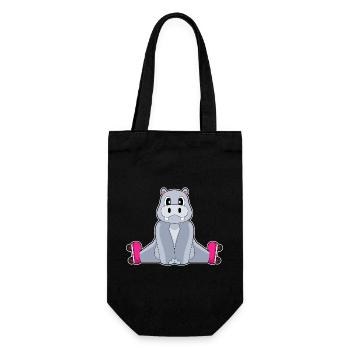 Hippopotamus Patins en ligne - Sac à bouteille - noir - Devant