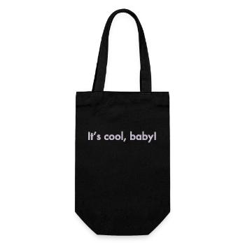 C’est cool, bébé - Sac à bouteille - noir - Devant