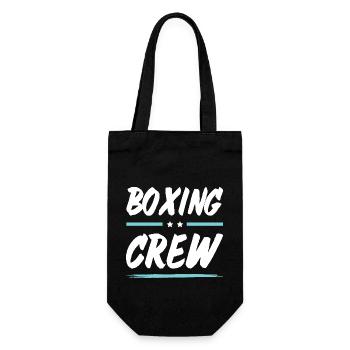 Boxing Crew - Gift Bag for Bottles - black - Front